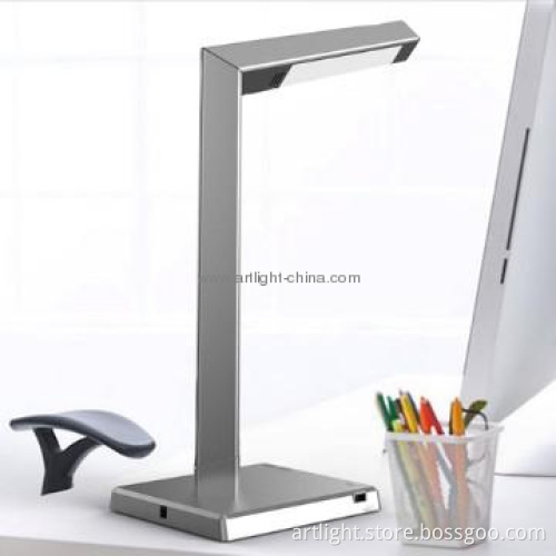 Metallic Silver 6w Led Office Decorative Lamp